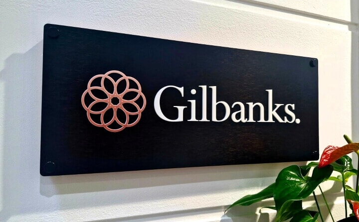 custom plaque with graphic and lettering